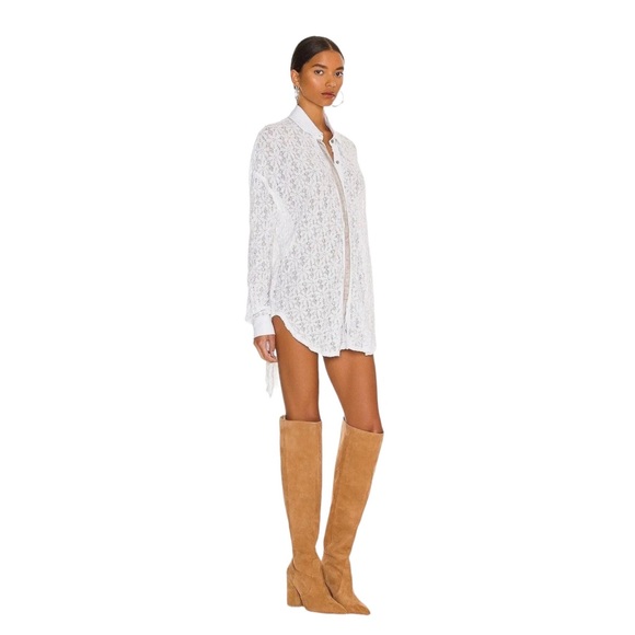 NWT Free People Womens Must Have Tunic in Ivory - Picture 2 of 4